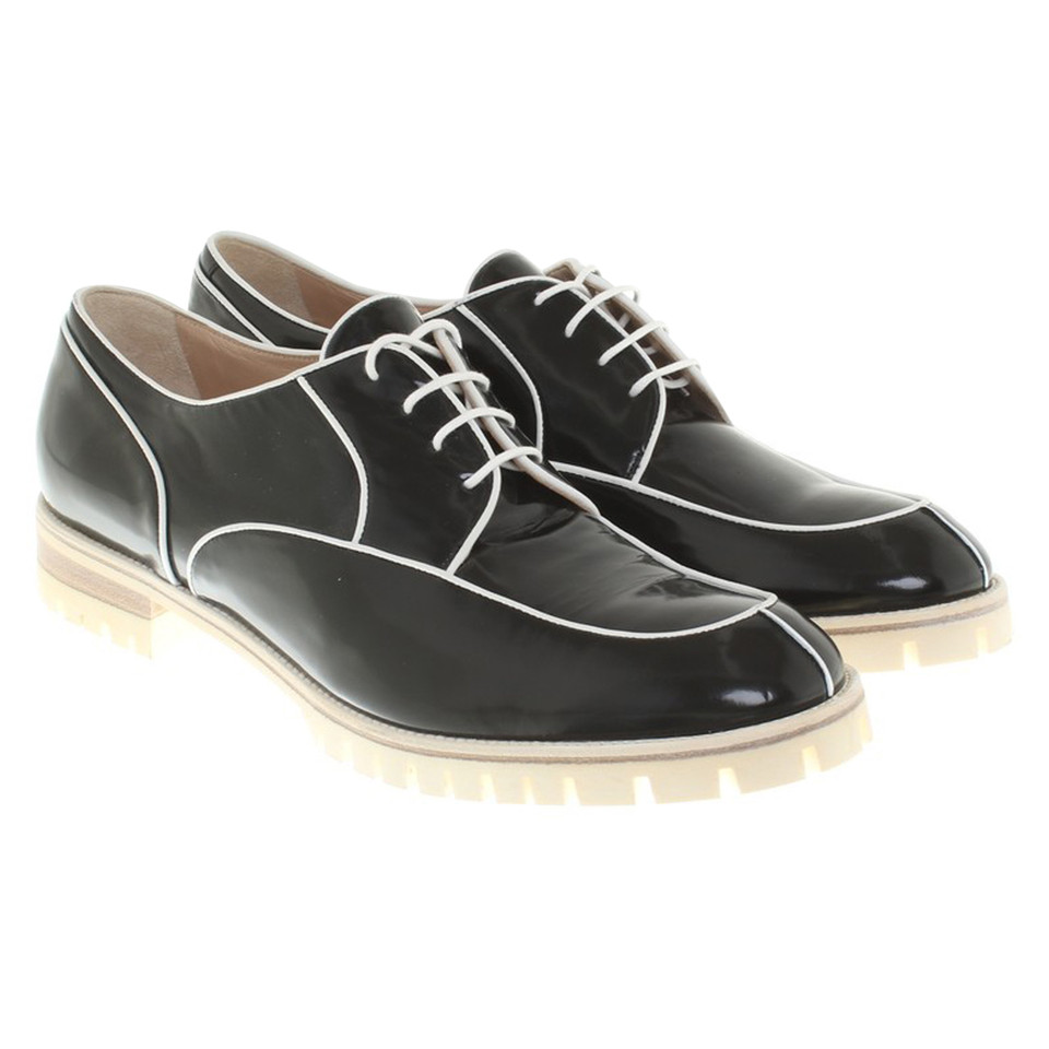 Fratelli Rossetti Lace-up shoes in black and white