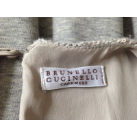 Brunello Cucinelli Vestito in Cashmere in Grigio