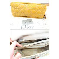 Christian Dior Handbag Patent leather in Yellow