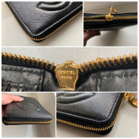 Chanel Sac à main/Portefeuille en Cuir en Noir