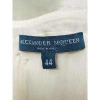 Alexander McQueen Vestito in Seta in Oro