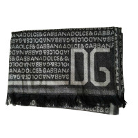 Dolce & Gabbana Sjaal Katoen in Zwart