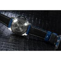 Panerai Armbanduhr aus Leder in Blau