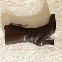 Prada Stiefel aus Leder in Braun