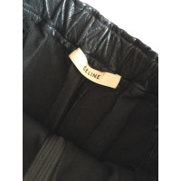 Céline Skirt Leather in Grey