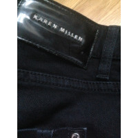 Karen Millen Paire de Pantalon en Coton en Noir