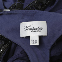 Temperley London Robe en bleu foncé