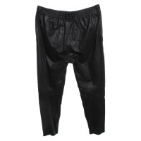 Drykorn Pantalon en cuir noir regarder