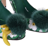 Dolce & Gabbana Pumps/Peeptoes Leather in Green