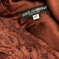 Dolce & Gabbana Robe en Bordeaux
