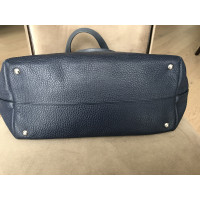 Salvatore Ferragamo Tote bag Leather in Blue