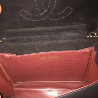Chanel Handtasche aus Wildleder in Schwarz