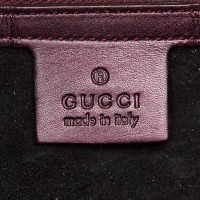 Gucci Umhängetasche aus Leder in Braun
