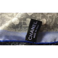 Chanel Sciarpa in Seta in Blu