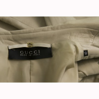 Gucci Veste/Manteau en Cuir en Beige