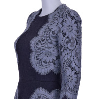 Dolce & Gabbana Kleid aus Baumwolle in Grau