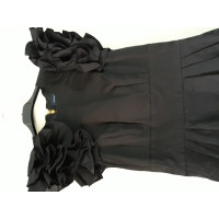 French Connection Kleid aus Baumwolle in Schwarz
