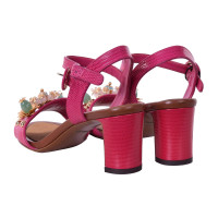 Dolce & Gabbana Sandalen Leer in Roze