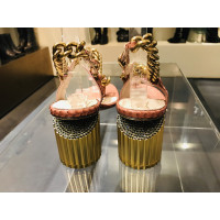 Roberto Cavalli Sandals Leather in Gold