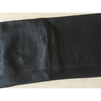 Marc Jacobs Jeans aus Leder in Schwarz