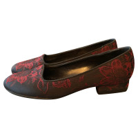 Carel Slippers/Ballerina's Canvas in Rood