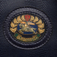 Burberry Reisetasche aus Leder in Blau