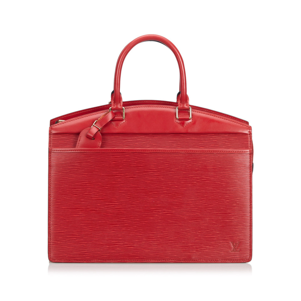 Louis Vuitton Handbag Leather in Red