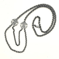 Roberto Cavalli Necklace in Silvery