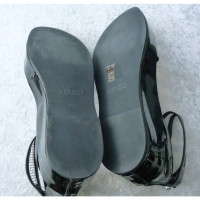Kenzo Sandals Patent leather in Black