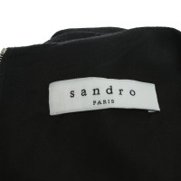 Sandro Dress Viscose in Black