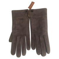Loro Piana Handschuhe aus Wildleder in Grau