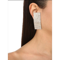 Alessandra Rich Earring in Silvery