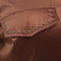 Versace Bluse in Braun