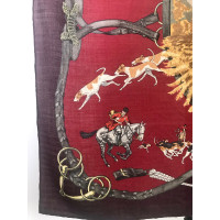 Hermès Schal/Tuch aus Kaschmir in Bordeaux