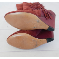 Isabel Marant Stiefel aus Leder in Bordeaux