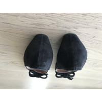 Prada Slippers/Ballerinas Suede in Black