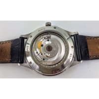 Junghans Armbanduhr aus Leder in Schwarz