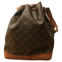 Louis Vuitton Borsa a tracolla in Tela in Marrone