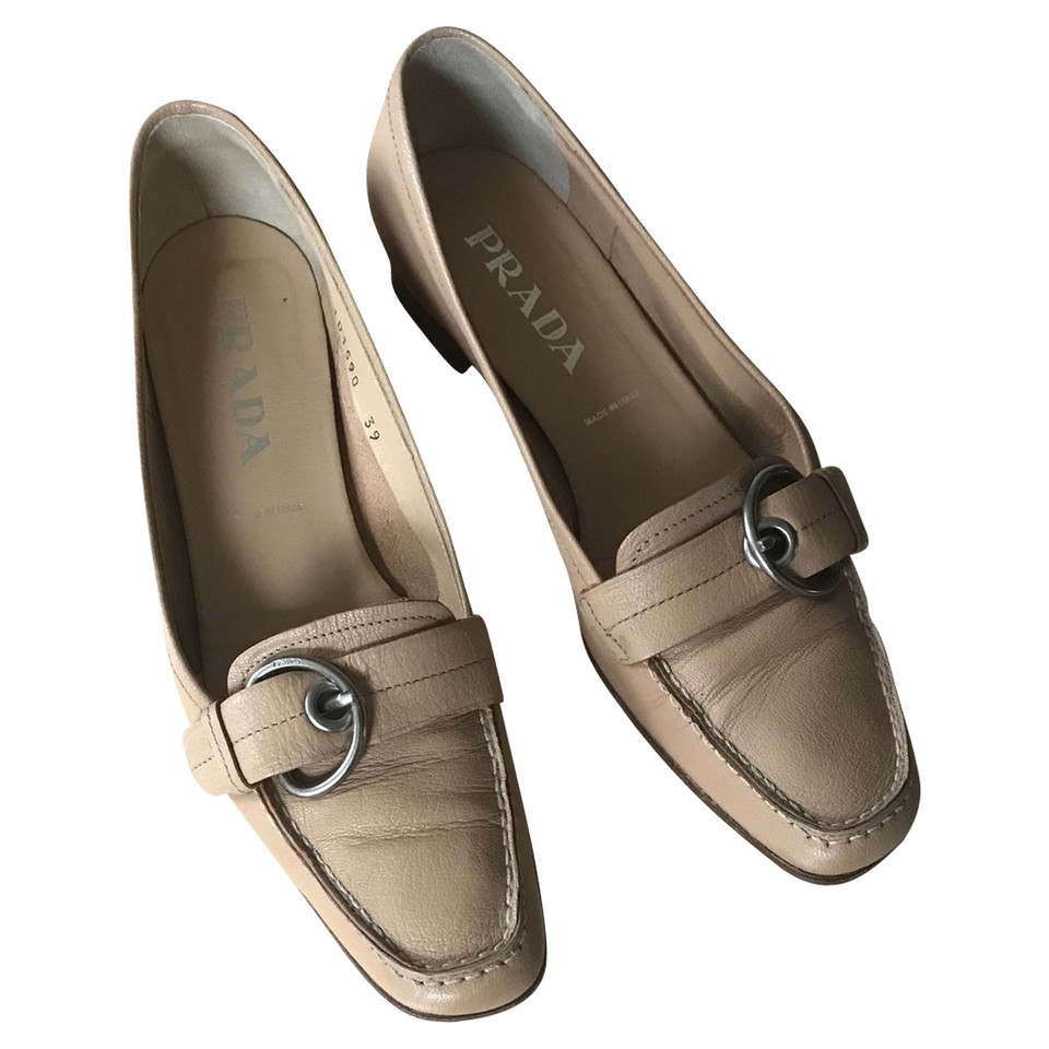 Prada Loafers in nude