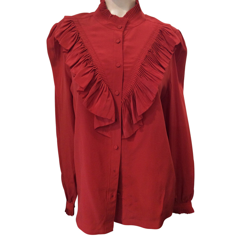 Zadig & Voltaire Top Silk in Red