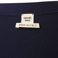 Hermès Cardigan di cashmere in blu