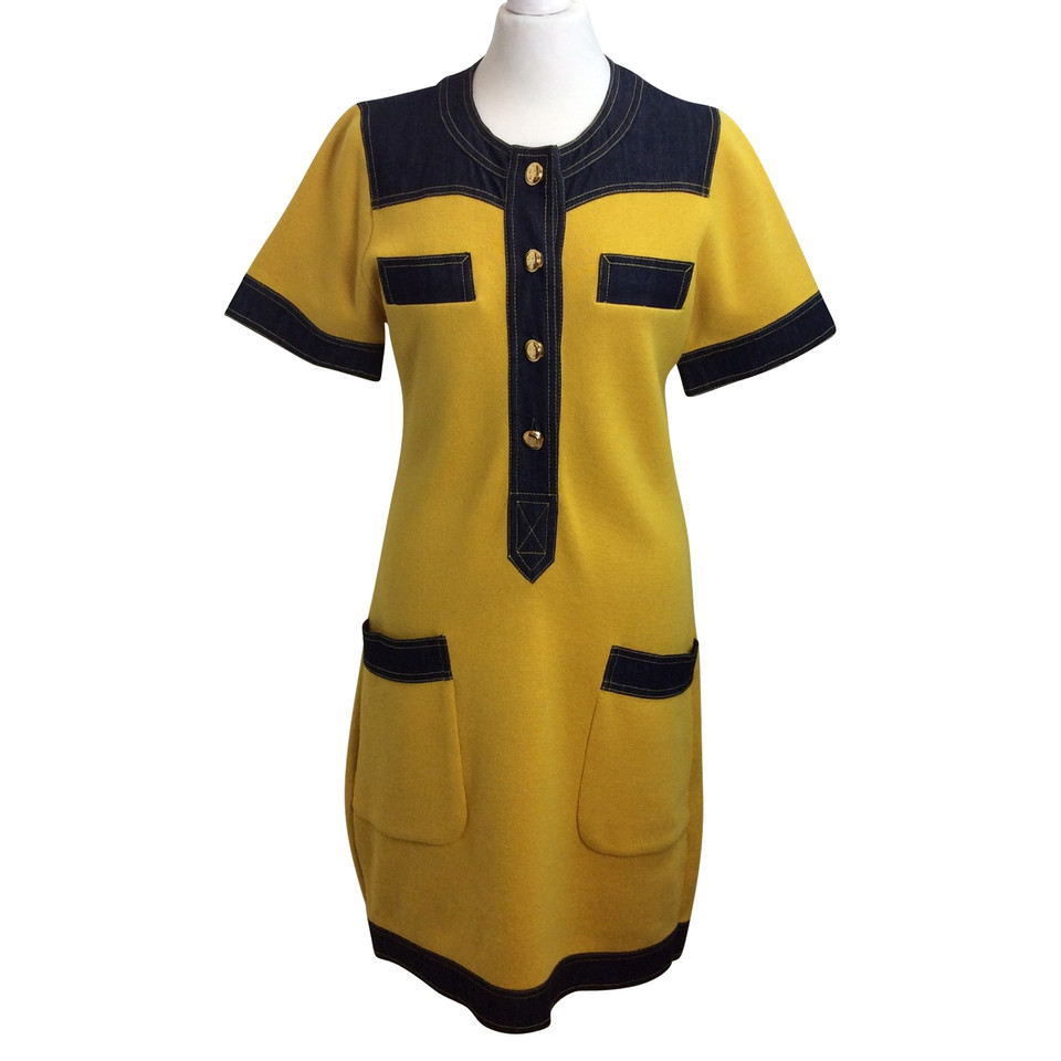 Marc By Marc Jacobs Dress Cotton in Yellow