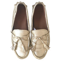 Coach Slippers/Ballerinas Leather in Gold