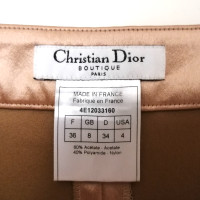 Christian Dior Jupe en Doré