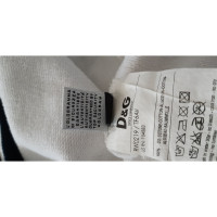 D&G Jumpsuit aus Baumwolle in Weiß