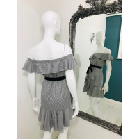 Maje Kleid aus Baumwolle in Grau