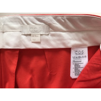 Cos Trousers Cotton in Red