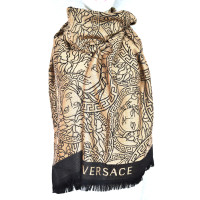 Versace Schal/Tuch aus Wolle in Braun