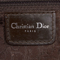 Christian Dior Borsetta in Pelle scamosciata in Marrone