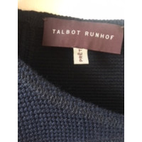 Talbot Runhof Top in Blue